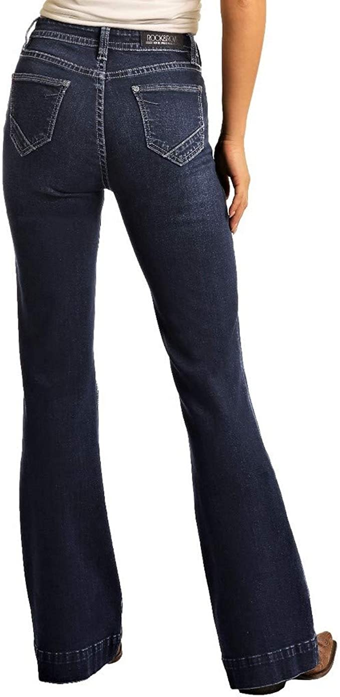 パンツ FORSOMEONE WESTERN BOOTCUT DENIM 48 Rock Roll Denim Womens Bootcut Jeans Style W8H4165