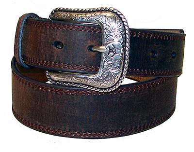 MF Western Ariat Brown Rowdy Belt Style A10210283 MENS ACCESSORIES from MF Western