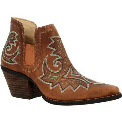 DURANGO CRUSH WOMEN'S GOLDEN BROWN WESTERN BOOTIE STYLE DRD0401- Premium Ladies Boots from Durango Shop now at HAYLOFT WESTERN WEARfor Cowboy Boots, Cowboy Hats and Western Apparel