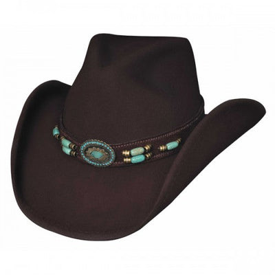 Bullhide Jewel of the West Shapeable Wool Cowgirl Hat Style 0504CH- Premium Ladies Hats from Monte Carlo/Bullhide Hats Shop now at HAYLOFT WESTERN WEARfor Cowboy Boots, Cowboy Hats and Western Apparel