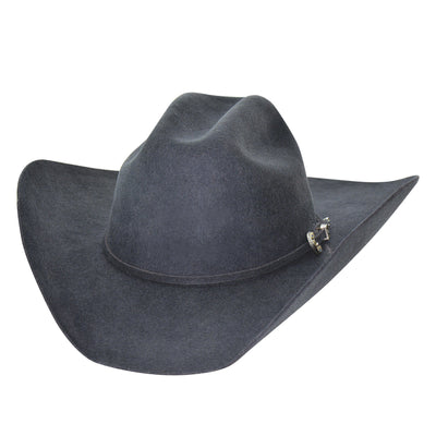Bullhide Kingman 4X Felt Hat Grey Style 0550GR- Premium Mens Hats from Monte Carlo/Bullhide Hats Shop now at HAYLOFT WESTERN WEARfor Cowboy Boots, Cowboy Hats and Western Apparel