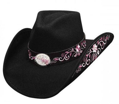 Bullhide Rockin To The Beat Shapeable Wool Cowgirl Hat Style 0632BL- Premium Ladies Hats from Monte Carlo/Bullhide Hats Shop now at HAYLOFT WESTERN WEARfor Cowboy Boots, Cowboy Hats and Western Apparel