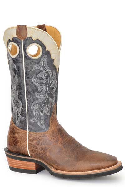 Roper Mens Square Toe Ride em Cowboy Boots Style 09-020-8029-8425 Mens Boots from Roper
