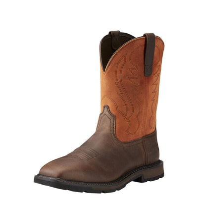 Ariat Men's Groundbreaker Steel Toe Western Work Boots Style 10015191- Premium Mens Workboots from Ariat Shop now at HAYLOFT WESTERN WEARfor Cowboy Boots, Cowboy Hats and Western Apparel