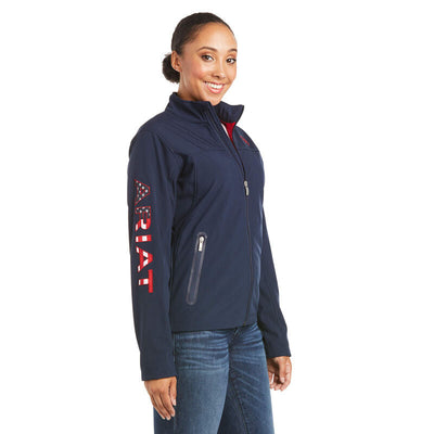 Ariat Ladies Team Softshell Jacket Style 10028257- Premium Ladies Outerwear from Ariat Shop now at HAYLOFT WESTERN WEARfor Cowboy Boots, Cowboy Hats and Western Apparel