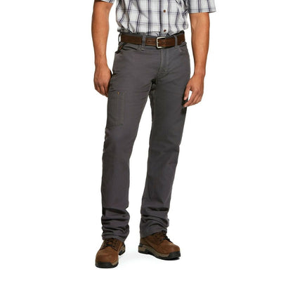 Ariat® Men's Rebar M4 DuraStretch Gray Made Tough Work Pant Style 10030250- Premium Mens Pants from Ariat Shop now at HAYLOFT WESTERN WEARfor Cowboy Boots, Cowboy Hats and Western Apparel