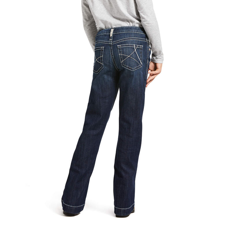 Ariat Trouser Mid Rise Stretch Wide Leg Jeans Style 10032311