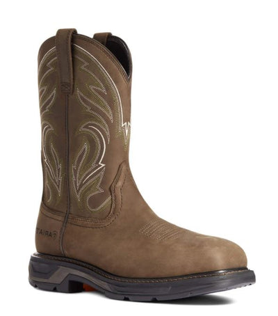 Ariat Men's WorkHog XT Cottonwood Brown Carbon Toe Work Boots Style 10038318- Premium Mens Workboots from Ariat Shop now at HAYLOFT WESTERN WEARfor Cowboy Boots, Cowboy Hats and Western Apparel