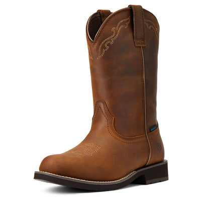 Ariat Delilah Round Toe Waterproof Western Boot Style 10040272- Premium Ladies Workboots from Ariat Shop now at HAYLOFT WESTERN WEARfor Cowboy Boots, Cowboy Hats and Western Apparel