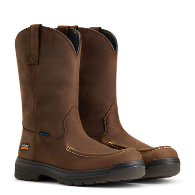 Ariat Turbo Moc Toe Waterproof Work Boot Style 10040397- Premium Mens Workboots from Ariat Shop now at HAYLOFT WESTERN WEARfor Cowboy Boots, Cowboy Hats and Western Apparel