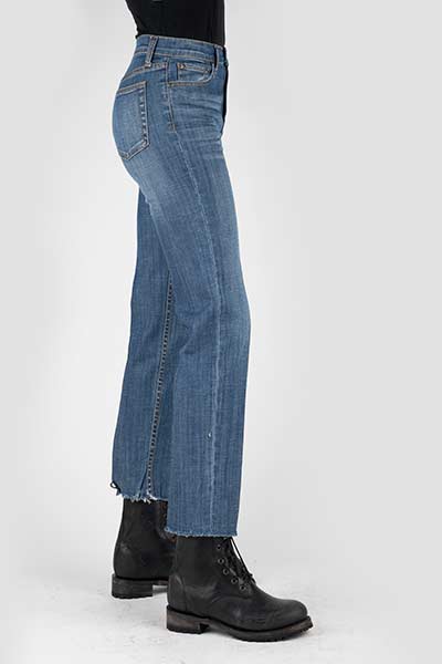 Stetson Womens Jean High Rise Straight Crop Style 11-054-0915-3000 Ladies Jeans from Stetson Boots and Apparel