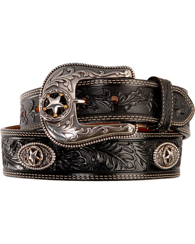 9522 Lined Star Belt, Black Y2K Star Belt for Women – Harajuku Punk Black Belt – The Feelz main image 2