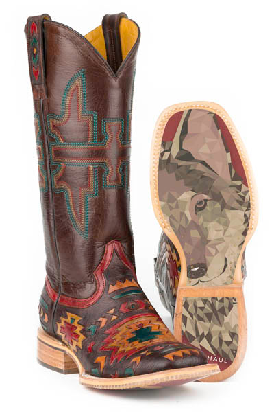 Tin Haul South by SW Cowgirl Boots Square Toe Style 14-021-0007-1281 Ladies Boots from Tin Haul