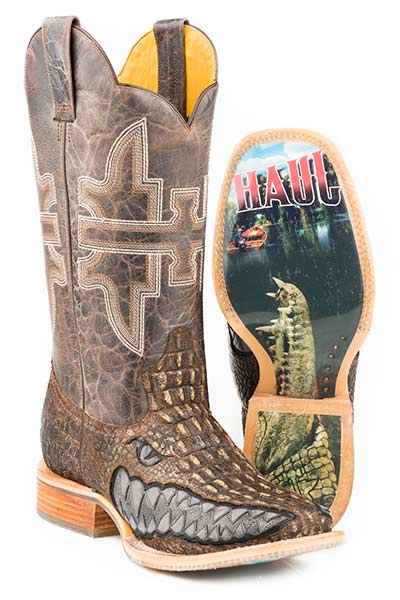 TIN HAUL MENS SWAMP CHOMP WITH GATOR SOLE Boots Style 14-020-0007-0340 Mens Boots from Tin Haul