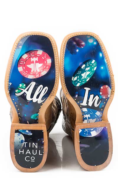 Tin Haul Mens High Roller Western Boots Style 14-020-0007-0360