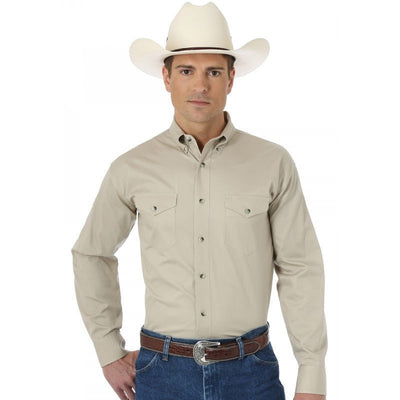 Wrangler Men's Tan Painted Desert Shirt Style MP3482T