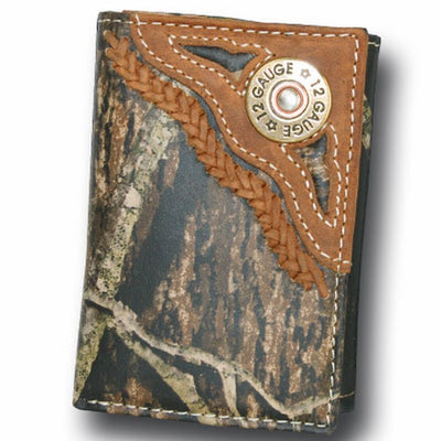 MF Western Nocona Mens Camo 12 Gauge Tri-Fold Pass Case Style N54444222 MENS ACCESSORIES from MF Western