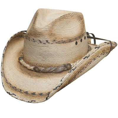 Bullhide Running Iron 15X Straw Hat Style 2851- Premium Mens Hats from Monte Carlo/Bullhide Hats Shop now at HAYLOFT WESTERN WEARfor Cowboy Boots, Cowboy Hats and Western Apparel