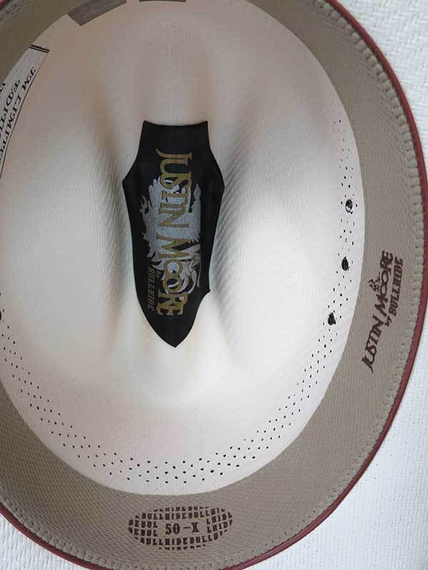 Bullhide Justin Moore Redneck Side 50X Straw Cowboy Hat 7 1 4 Natural