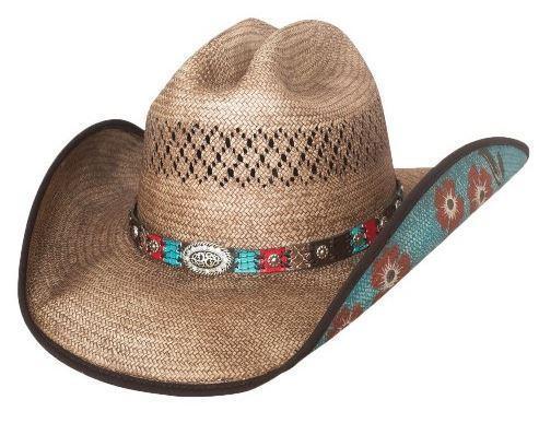 BULLHIDE WOMENS STRAW COWBOY HAT STYLEnnPreowned Beautiful Hat store