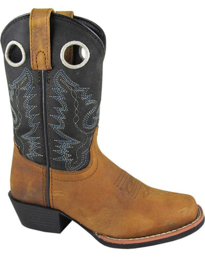 Smoky Mountain Boys Mesa Western Square Toe Boots Style 3243C- Premium Boys Boots from Smoky Mountain Boots Shop now at HAYLOFT WESTERN WEARfor Cowboy Boots, Cowboy Hats and Western Apparel