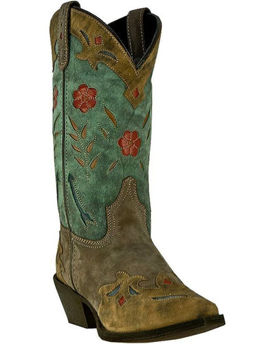 Laredo Womens Floral Western Boots Style 52138- Premium Ladies Boots from Laredo Shop now at HAYLOFT WESTERN WEARfor Cowboy Boots, Cowboy Hats and Western Apparel
