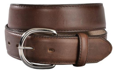 Leegin Justin Mens Classics Oiled Brown Western Belt Style 53717- Premium MENS ACCESSORIES from Leegin/Brighton Shop now at HAYLOFT WESTERN WEARfor Cowboy Boots, Cowboy Hats and Western Apparel