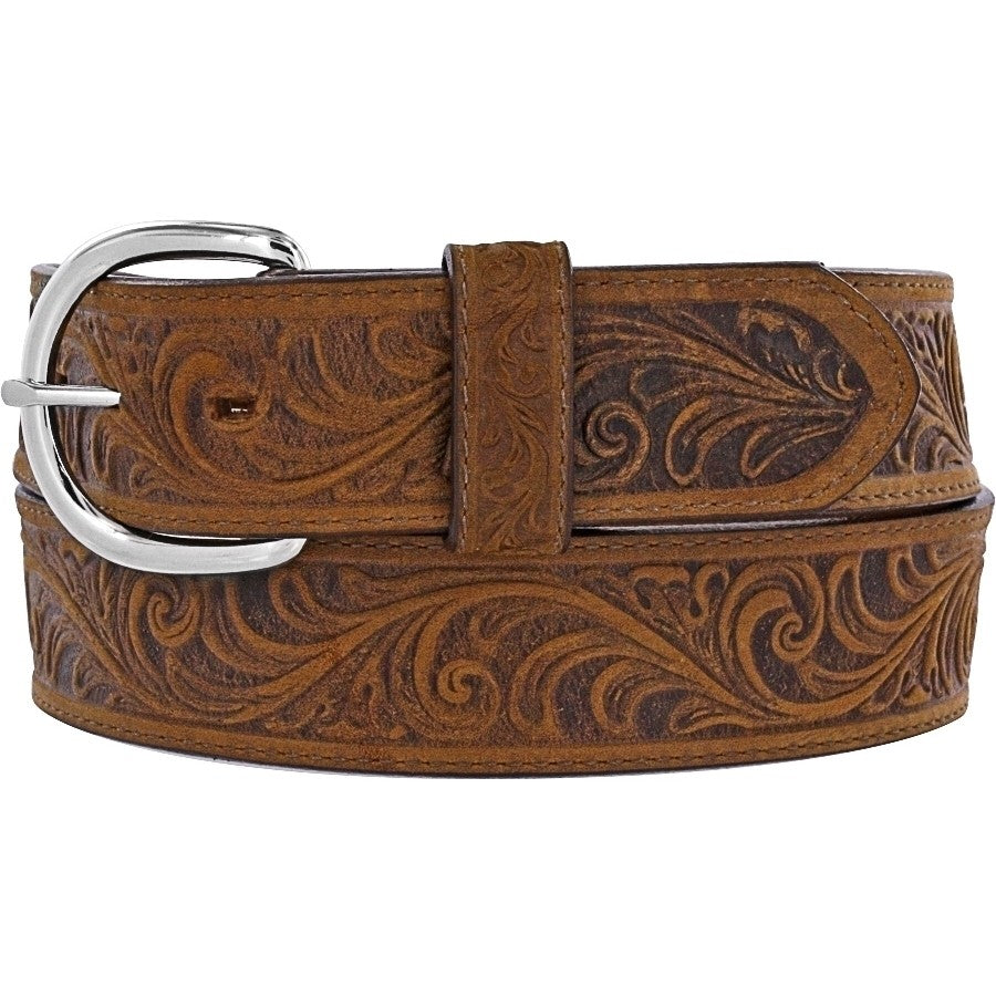 Leegin Silver Creek Classics Bay Apache Scroll Belt Style 53909