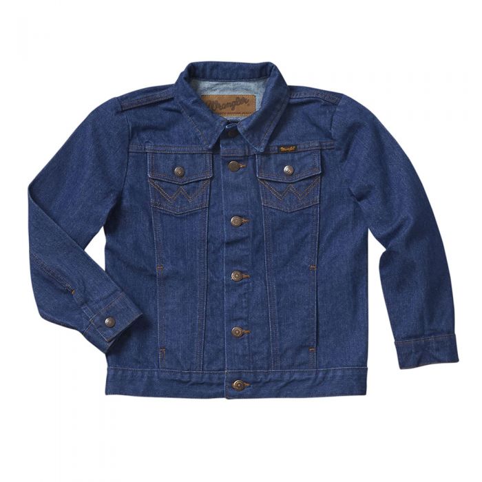 Wrangler Boys Cowboy Cut Unlined Denim Jacket Style 84145