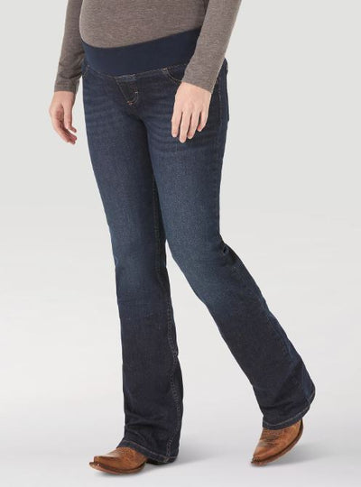 WOMEN'S WRANGLER RETRO MAE MATERNITY JEAN IN M WASH STYLE 1009MWZM2- Premium Ladies Jeans from Wrangler Shop now at HAYLOFT WESTERN WEARfor Cowboy Boots, Cowboy Hats and Western Apparel