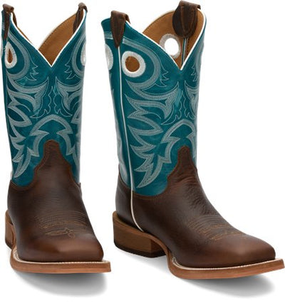 Justin Bent Rail Mens Caddo Square Toe Western Boots Style BR742- Premium Mens Boots from JUSTIN BOOT COMPANY Shop now at HAYLOFT WESTERN WEARfor Cowboy Boots, Cowboy Hats and Western Apparel