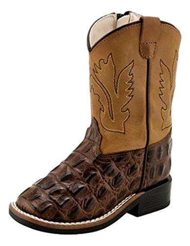 Jama Infant Gator Print Boot Style BSI1830- Premium Boys Boots from Old West/Jama Boots Shop now at HAYLOFT WESTERN WEARfor Cowboy Boots, Cowboy Hats and Western Apparel