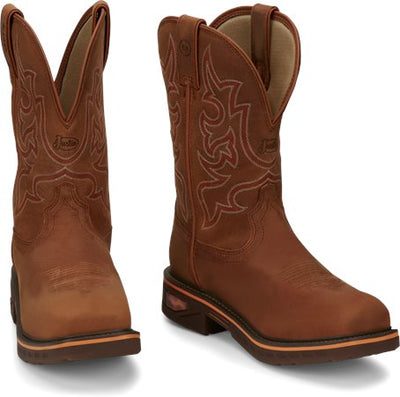 Justin Mens Resistor Nano Composite Toe Work Boots Style CR4016- Premium Mens Workboots from JUSTIN BOOT COMPANY Shop now at HAYLOFT WESTERN WEARfor Cowboy Boots, Cowboy Hats and Western Apparel