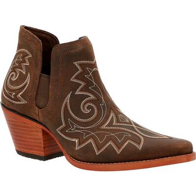 DURANGO CRUSH WOMEN'S COFFEE BROWN WESTERN FASHION BOOTIE STYLE DRD0399- Premium Ladies Boots from Durango Shop now at HAYLOFT WESTERN WEARfor Cowboy Boots, Cowboy Hats and Western Apparel