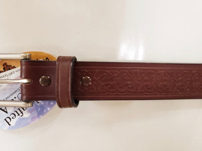 Gingerich Belts Heavy Duty Celtic Design Mens Style Style 203-04- Premium MENS ACCESSORIES from Gingerich Shop now at HAYLOFT WESTERN WEARfor Cowboy Boots, Cowboy Hats and Western Apparel