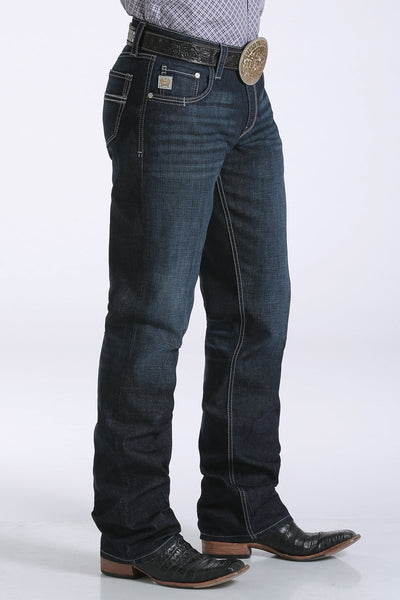 Cinch Mens Relaxed Fit Carter 2.4 Performance Denim Dark Rinse Style MB71934005 Mens Jeans from Cinch
