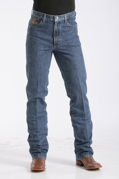Cinch Mens Jeans Bronze Label Dark Stonewash Slim Fit Style MB90532002 Mens Jeans from Cinch