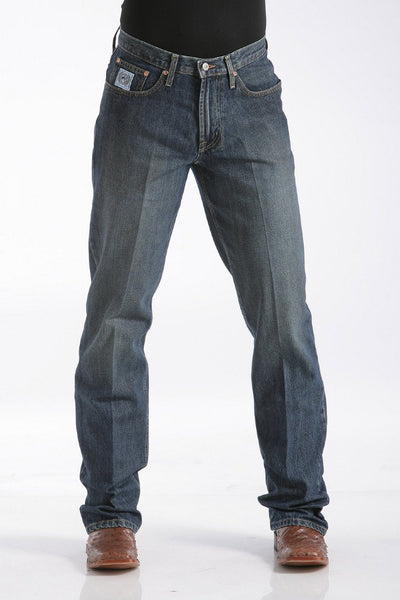 Cinch Mens Jeans White Label Dark Stonewash Relaxed Fit Style MB92834013 Mens Jeans from Cinch
