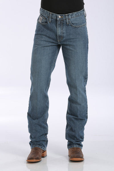 Cinch Silver Label Dark Stonewash Slim Fit Jean Style MB98034001 Mens Jeans from Cinch