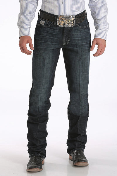 Cinch Mens Silver Label Performance Denim Dark Rinse Style MB98034007 Mens Jeans from Cinch