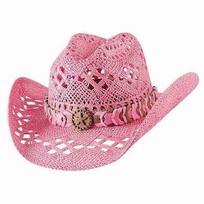 Bullhide Naughty Girl Staw Cowboy Hat Style 2649P- Premium Ladies Hats from Monte Carlo/Bullhide Hats Shop now at HAYLOFT WESTERN WEARfor Cowboy Boots, Cowboy Hats and Western Apparel