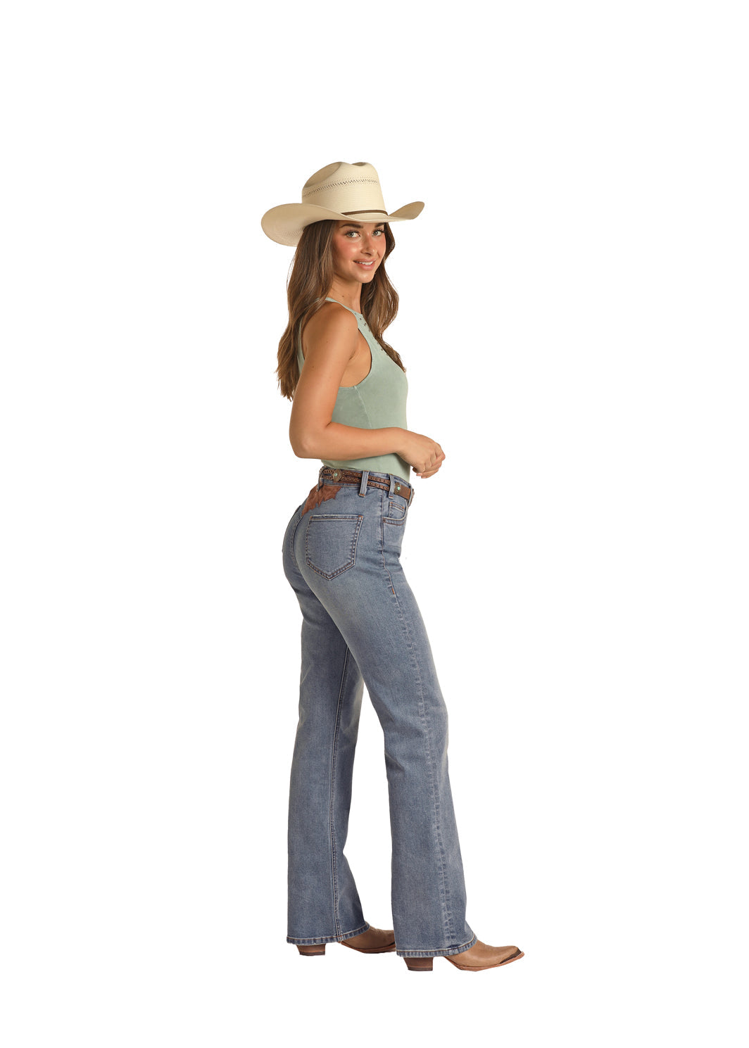 Cowgirl shops bootcut jeans