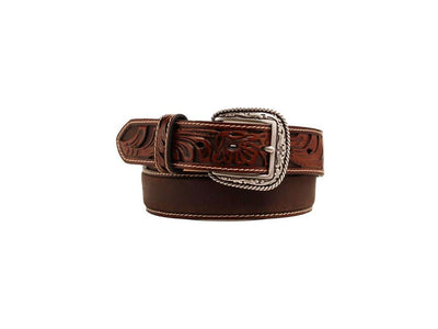 MF Western Ariat Mens Leather Floral Western Embossed Belt Style A1017008- Premium MENS ACCESSORIES from MF Western Shop now at HAYLOFT WESTERN WEARfor Cowboy Boots, Cowboy Hats and Western Apparel