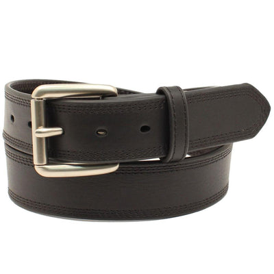 MF Western Ariat Smooth Black Leather Belt Style A1034801 MENS ACCESSORIES from MF Western