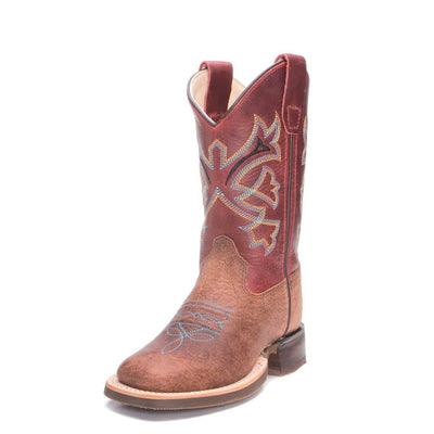 Jama Old West Children Boys Rust Red Cowboy Boots Style BSC1912- Premium Boys Boots from Old West/Jama Boots Shop now at HAYLOFT WESTERN WEARfor Cowboy Boots, Cowboy Hats and Western Apparel