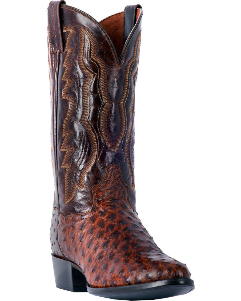 Dan Post Mens Pershing Full Quill Ostrich Boots DP3016 display picture 3