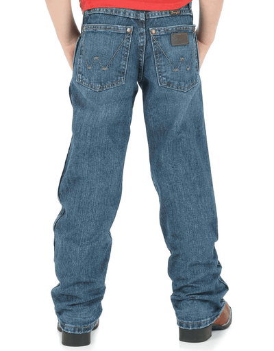 Wrangler Retro Everyday Blue Straight Leg Boys Jeans Style JRT30EB Boys Jeans from Wrangler