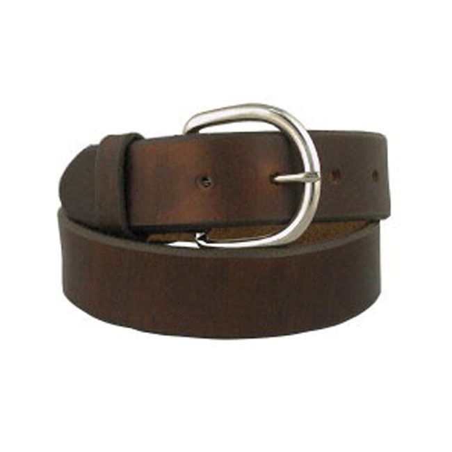 Leegin Silver Creek Unisex Brown Blue Western Belt Style K1207 display picture 2