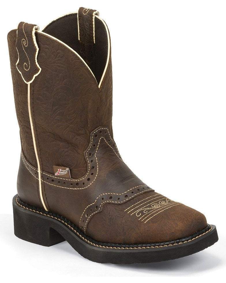 Justin Womens Embossed Gypsy Western Boots Style GY9618 display picture 1