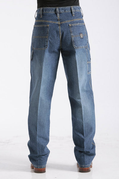 Cinch Silver Label Dark Stonewash Slim Fit Jean Style MB98034002 Mens Jeans from Cinch
